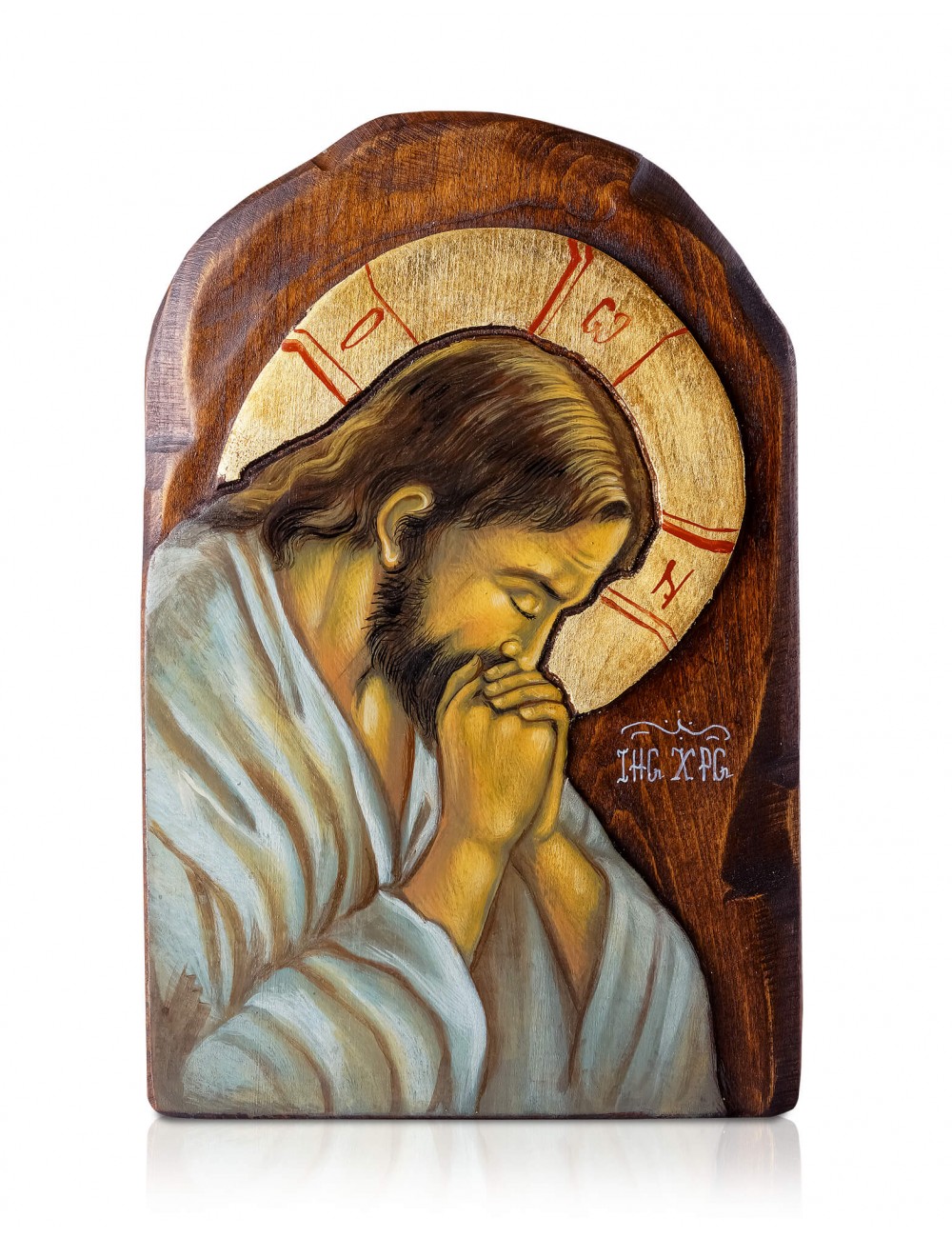 Χριστός Προσευχόμενος - Φυσικό παλαιωμένο ξύλο