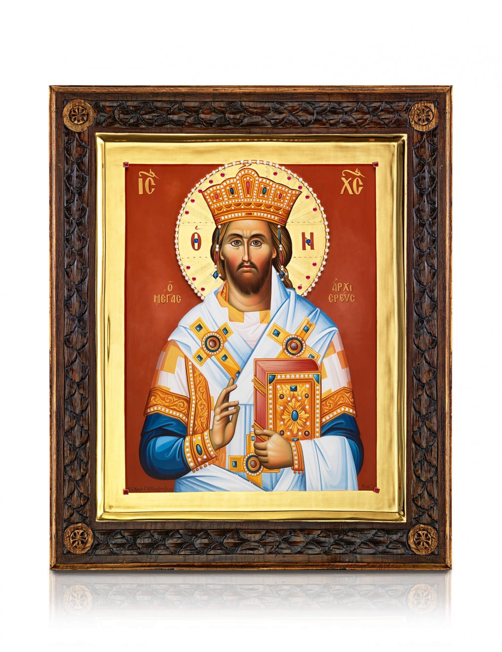 Χριστός ο Μέγας Αρχιερέας- Στιλβωτό Χρυσό & Τσουκάνικο