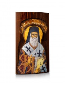 Άγιος Νεκτάριος ο εν Αιγίνη – Σκαφτή παλαιωμένη