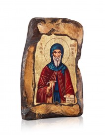 Άγιος Αντώνιος ο Μέγας - Παλαιωμένη με κερί